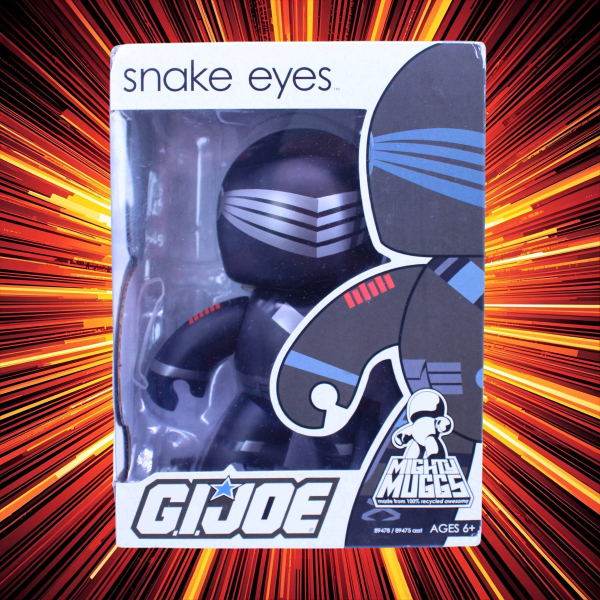 G.I. Joe Snake Eyes Mighty Muggs 2008 Hasbro OVP | Hoppla-Stuff